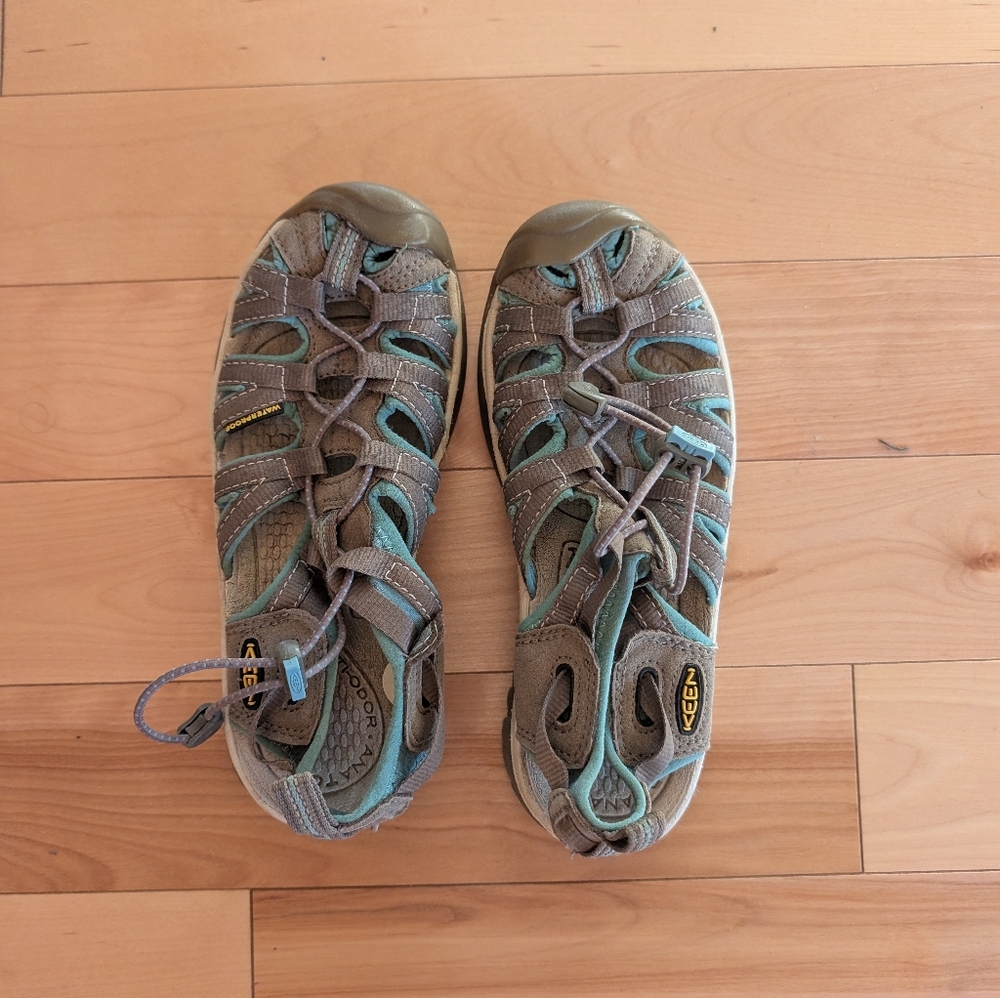 Keen Women's Sandals - Grey and Blue/Teal